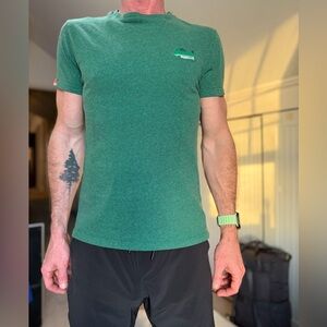 Superdry Green Short-Sleeve Crewneck Men's Shirt